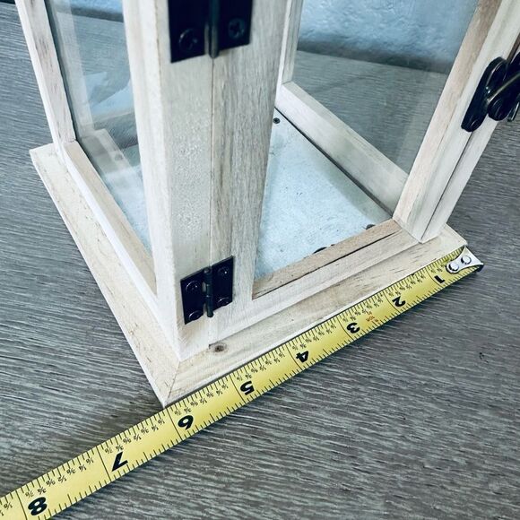 Farmhouse Modern Lantern Boho Candle Holder - Picture 3 of 6